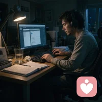 不是因为累——虽然确实累。而是因为我知道，电话那头的那个人，此刻大概也正坐在某个角落里，看着天花板，脑子里反复回响着刚才的对话。

他会不会真的去做那件事？我不知道。

但我知道，在刚才那四十分钟里，他不再是孤身一人面对那口深井。有人看见了他被拽着的样子，有人帮他把绳子一根一根地理了理，有人告诉他：今天只做一件事就够了。

这就够了。