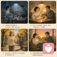 日子没法过下去的时候，不妨先停下来，不急着做决定。给自己三个月，按上面的方式试试。如果三个月后，你依然觉得窒息，那至少你努力过了，可以问心无愧地重新规划下一步。

半生烟火，你们已经一起走了这么远。把锋芒磨成温柔，不是认输，是放过彼此，也放过自己。
