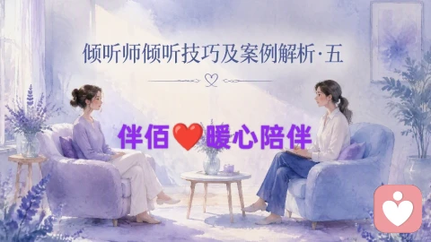 倾听师沟通技巧案例五：内容反映——不评价只重复，让来访者自己听见自己