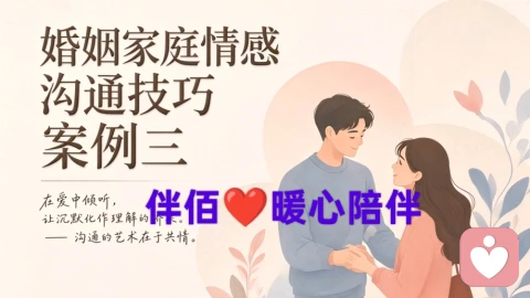 婚姻家庭情感案例3️⃣情感重建