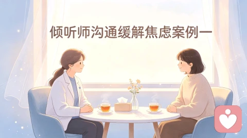 倾听师沟通缓解焦虑案例解析一