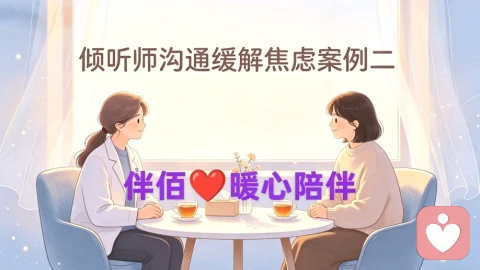 倾听师沟通缓解焦虑案例二