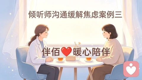 倾听师缓解焦虑沟通技巧案例三