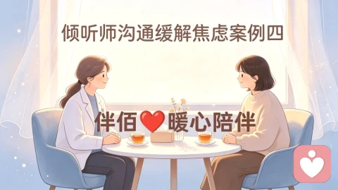 倾听师沟通缓解焦虑案例四