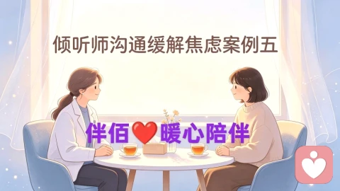 倾听师沟通缓解焦虑案例五