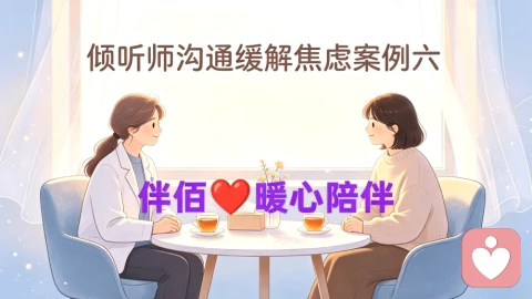 倾听师沟通缓解焦虑案例六