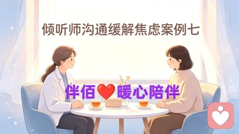 倾听师沟通缓解焦虑案例七