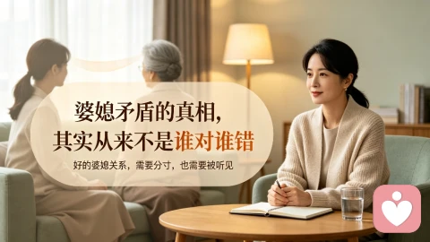 婆媳之间，从来没有真正的坏人，只有错位的期待和不会相处的距离。