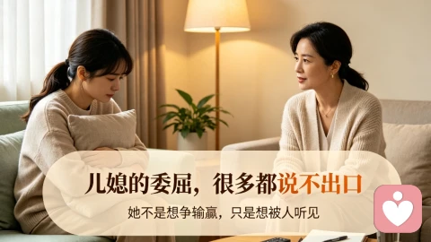 作为倾听师,我听懂了无数儿媳说不出口的委屈