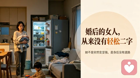 婚后的女人,从来没有轻松二字