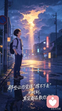 那些让你觉得“撑不下去”的时刻，其实都在教你成长。