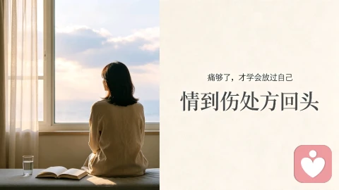 情到伤处方回头:多数人的执念,都是痛够了才放手