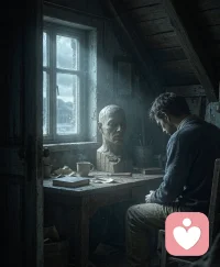 我们无时无刻不在沉默中承受着命运的雕刻。

——［艾茜语录］