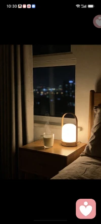 一盏暖灯
光线不要太亮，
晚上打开以后，
整个房间会慢慢安静下来。
给自己留一个
“不做任何事”的位置
看书也好，发呆也罢，
偶尔允许自己放空，
一事无成，
也完全没关系。