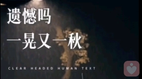 遗憾吗？