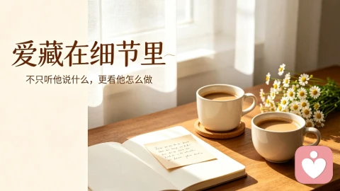 爱不只在情话里,也在生活细节里