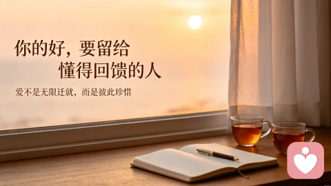 感情最好的状态：双向奔赴，有度付出