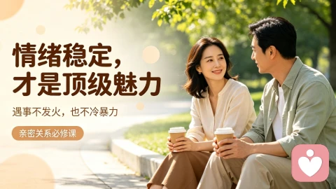 成年人最高级的择偶标准：情绪稳定