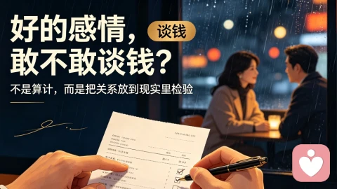 恋爱里谈钱,真的伤感情吗?
