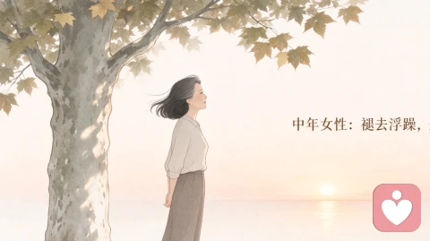 中年女性:褪去浮躁,余生只为自己而活
