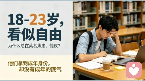 18—23岁的年轻人，看似自由，为什么总在莫名焦虑和愧疚？