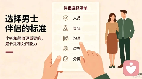选男士伴侣重要的不只是钱，更重要的是这几个特质