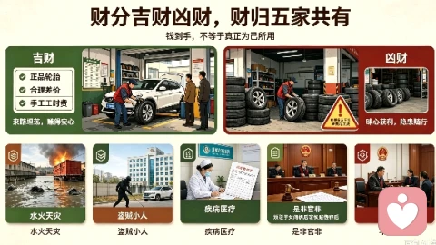 什么是吉财？什么是凶财？财归哪五家共有？