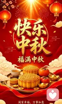 时间过得真快啊，又是一年中秋节。无论再忙，今天也要挤出时间陪伴家人，吃月饼、聊聊天、好心情🌹☀🌛🍎🍓🍊🎁