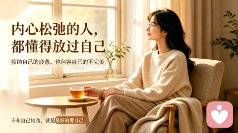内心松弛的人,都懂得放过自己