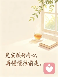 生活里接踵而至的困境，很容易让人陷入焦虑失眠。不必急于求成，不用强迫自己马上摆脱所有难题。先安顿好内心，一步一步往前走，一切都会慢慢理顺。