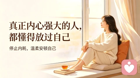真正内心强大的人,都懂得放过自己