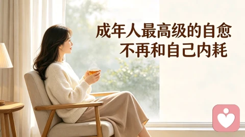 成年人最高级的自愈：不再和自己内耗