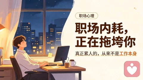 职场内耗正在拖垮你:真正累人的,从来不是工作本身