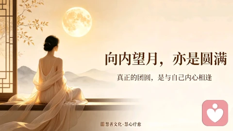 向内望月,安放自己,才是一生的团圆
