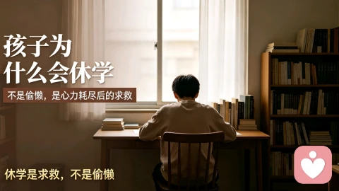 孩子为什么会休学：别简单把原因归为孩子怕苦偷懒。