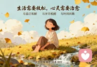 当你松开紧握的双手，张开双臂，放松你的身心，阳光就会照进你的灵魂深处。
