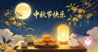 祝大家中秋节快乐，永远有人陪伴你。