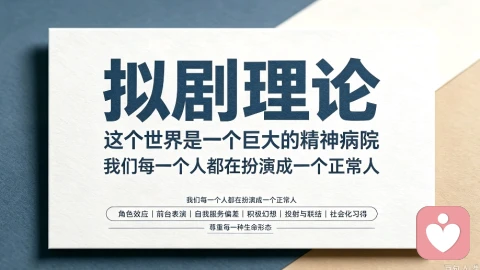 拟剧理论:这个世界是一个巨大的精神病院,我们都在拼命扮演成一个正常人