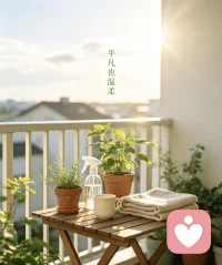 我开始明白，真正的安心不是拥有很多。
而是有一处小角落，可以让自己安静下来。

看会儿植物，发会儿呆，等阳光重新落在肩上。
平凡的日子，也藏着被忽略的温柔。