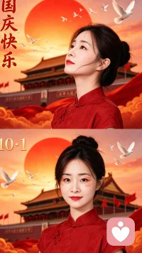 国庆快乐，等风等雨我在这里等着你。