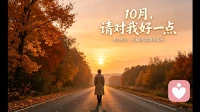 走过低谷，也相信前路扔有光，十月，请对我好一点！