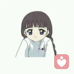 白裙少女与猫的头像