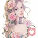 小丑面具下的悲伤的头像