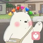 一只可爱大白熊的头像