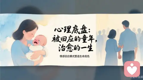 父母必读：童年早期的情感回应模式，构成一个人一生的“心理底盘”