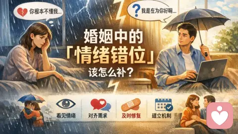 “你根本不懂我”:婚姻里的“情绪错位”,到底该怎么补?