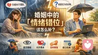 “你根本不懂我”：婚姻里的“情绪错位”，到底该怎么补？