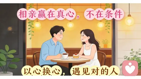 相亲，真诚就赢啦✨