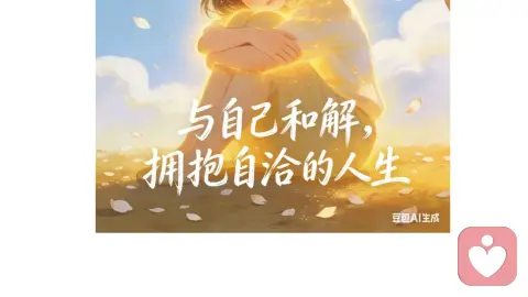 与自己和解，拥抱自洽的人生