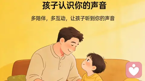 写给孩子爸爸的话——别做“隐形人”,孩子认识你的声音